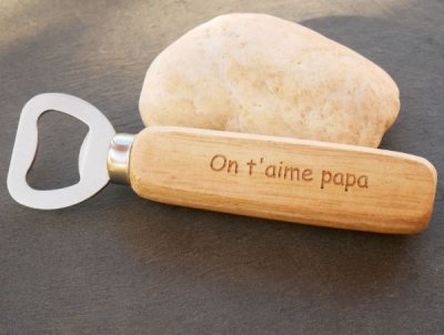 Personlig flasköppnare för pappa