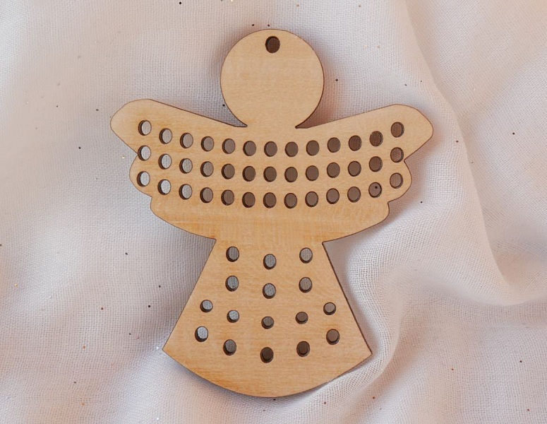 Jul&auml;ngel i tr&auml; att brodera och dekorera sj&auml;lv 