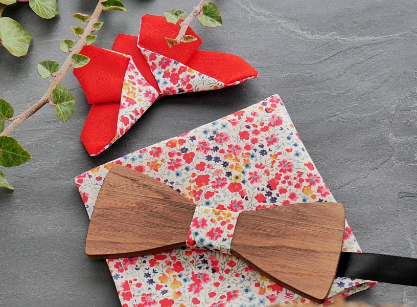 Tr&auml;b&aring;ge set Pouch Fj&auml;ril brosch Liberty