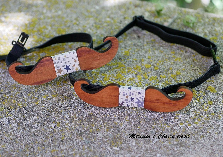 Tr&auml;b&aring;gsb&aring;ge f&ouml;r barn Moustaches f&ouml;r personlig anpassning