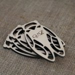 4 tr&auml;underl&auml;gg Wooden Cicadas f&ouml;r personlig anpassning