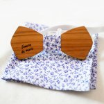 Mickael Liberty clutchbag med blå blommor och träbåge, anpassningsbar