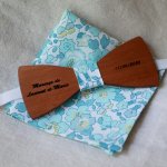 Liberty Betsy Mintgr&ouml;n Tr&auml; Bow Tie Pouch