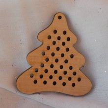 Julgran i trä att brodera själv 