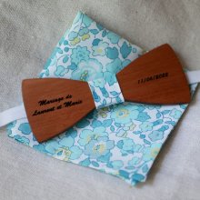 Liberty Betsy Mintgrön Trä Bow Tie Pouch